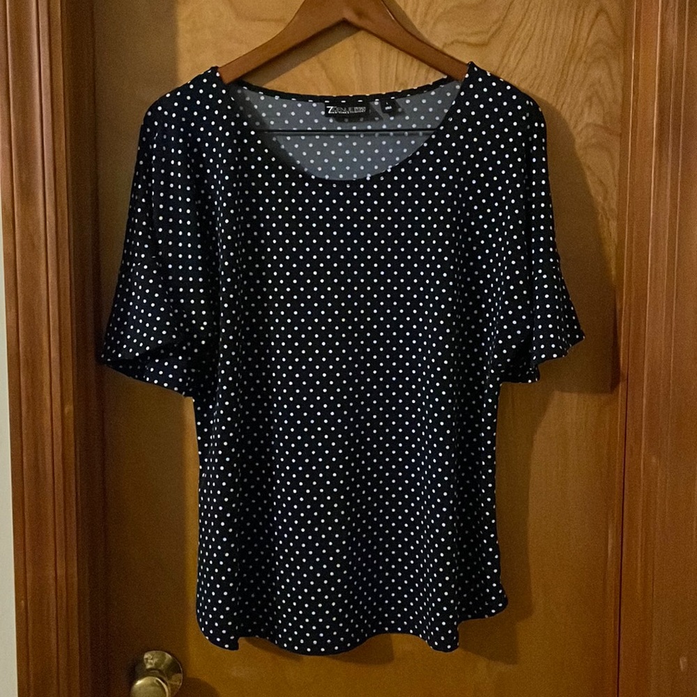 NY & Co Polka Dot Top, Large